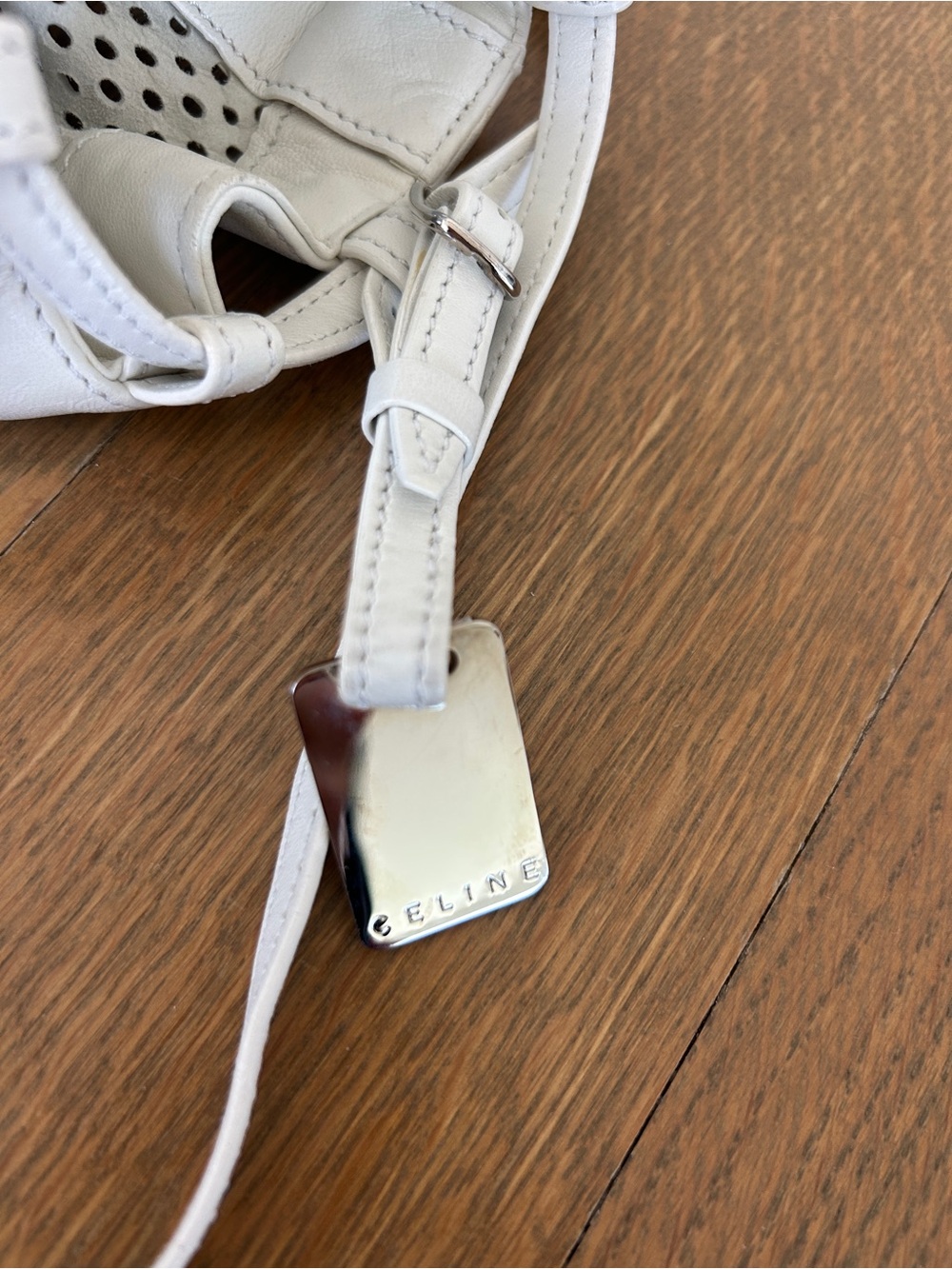 Celine Perforated Mini Bucket Bag - Picture 5 of 6